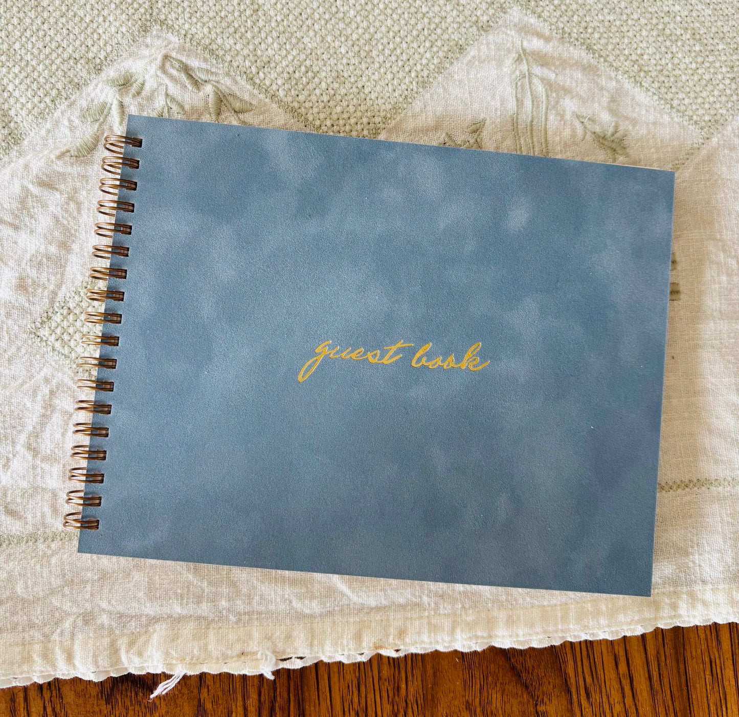 Letterpress Guest Book