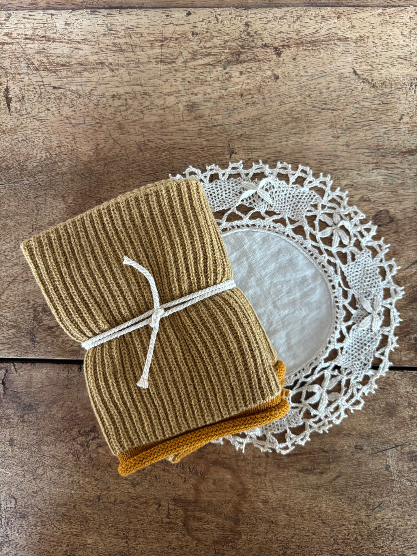 Ripple Knit Dishcloth