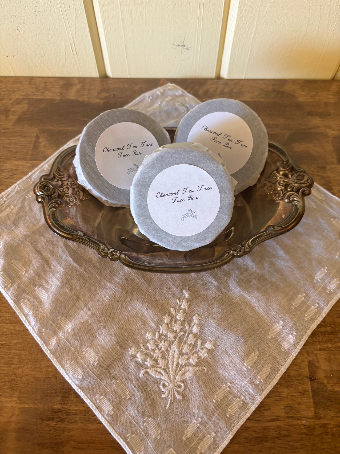 Charcoal Tea Tree Face Bar