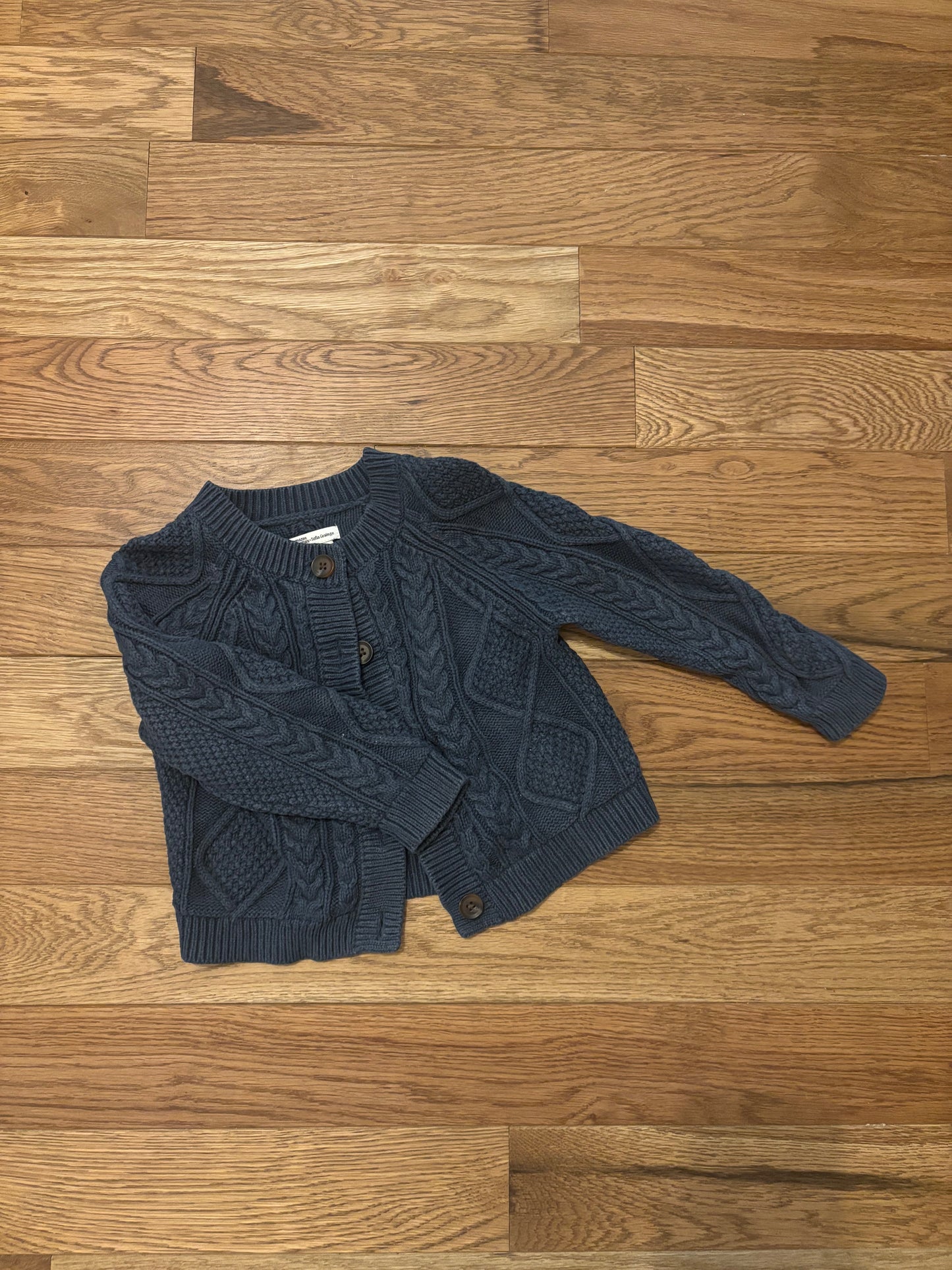 Little Boys navy sweater