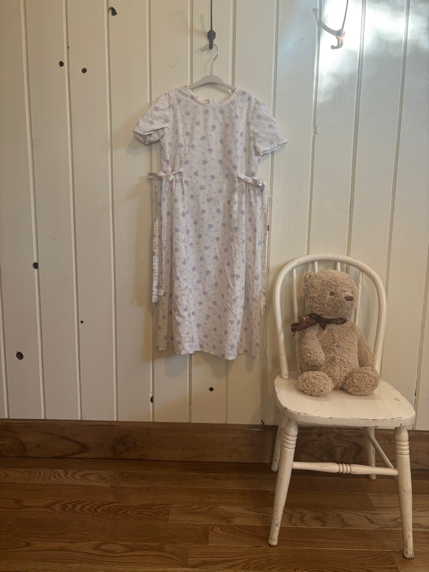 Lavender vintage floral dress