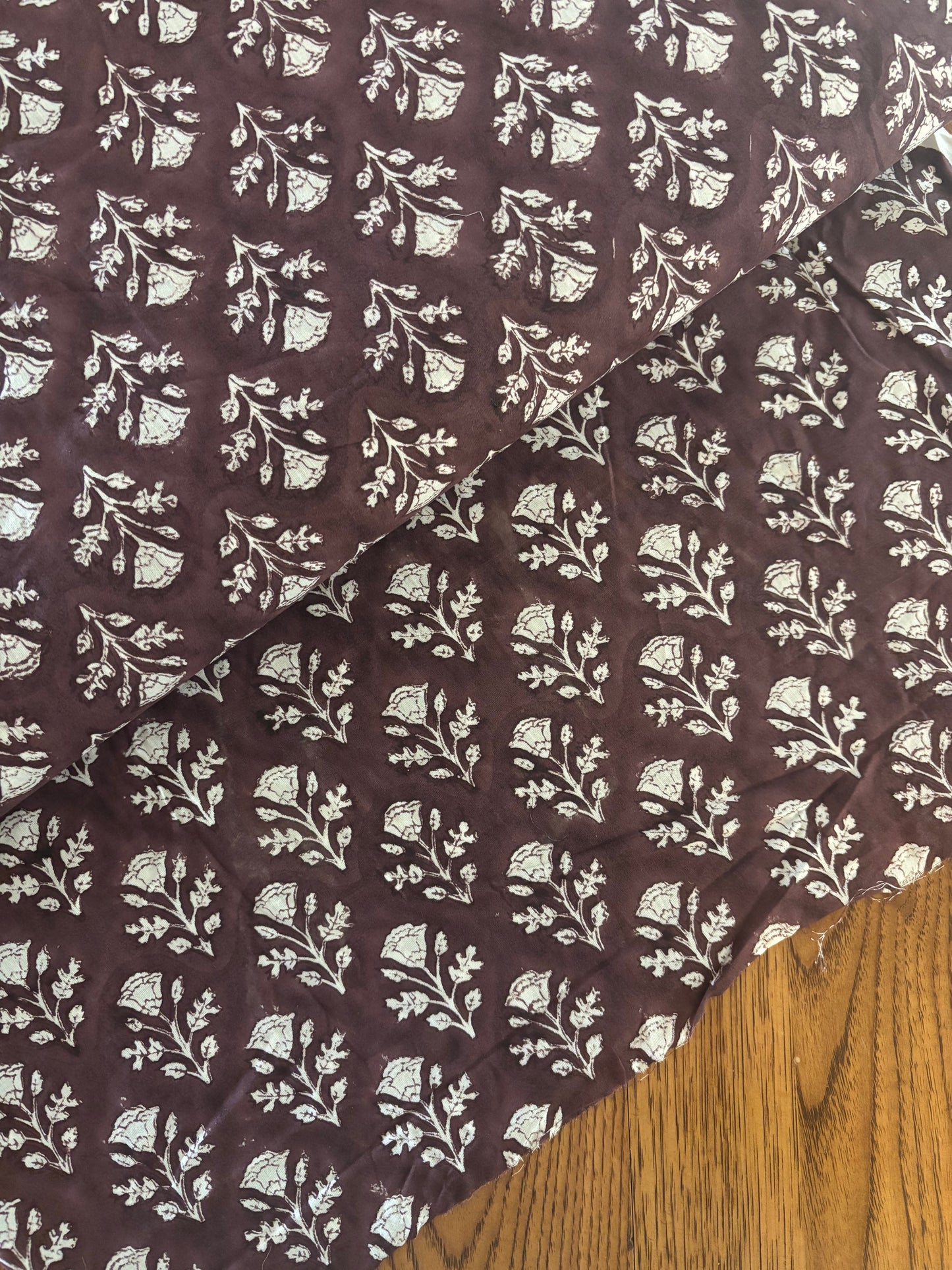 Indian block print cotton
