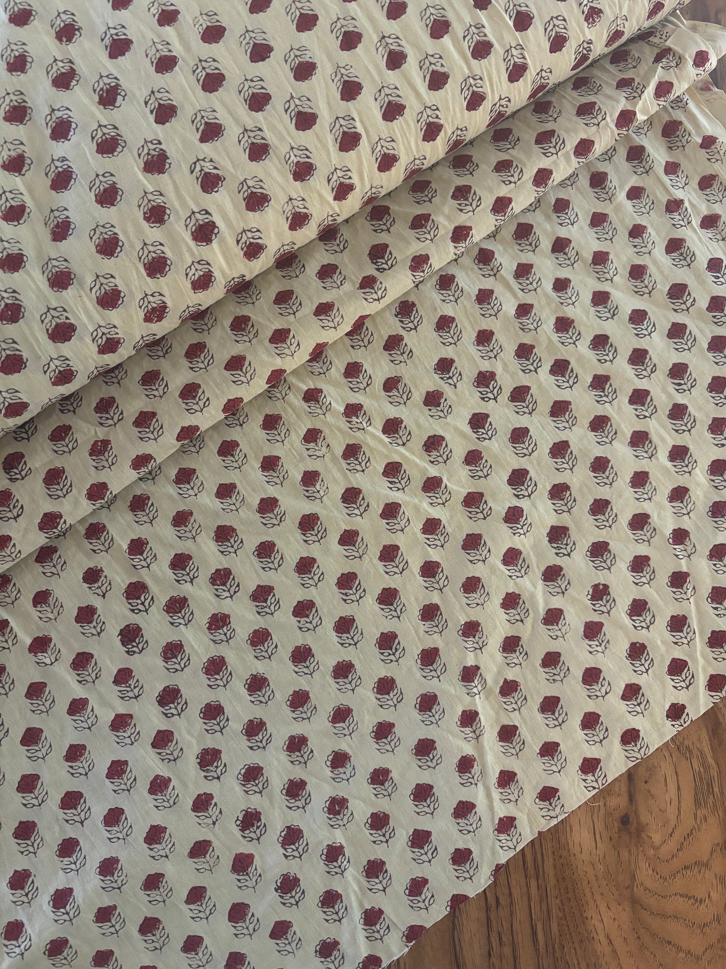 Indian block print cotton