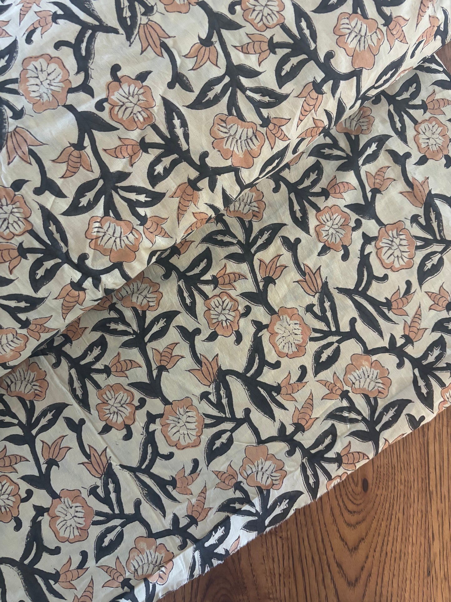 Indian block print cotton