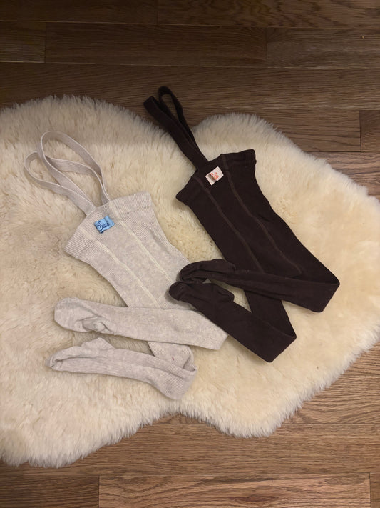 Silly Silas footed suspender tights