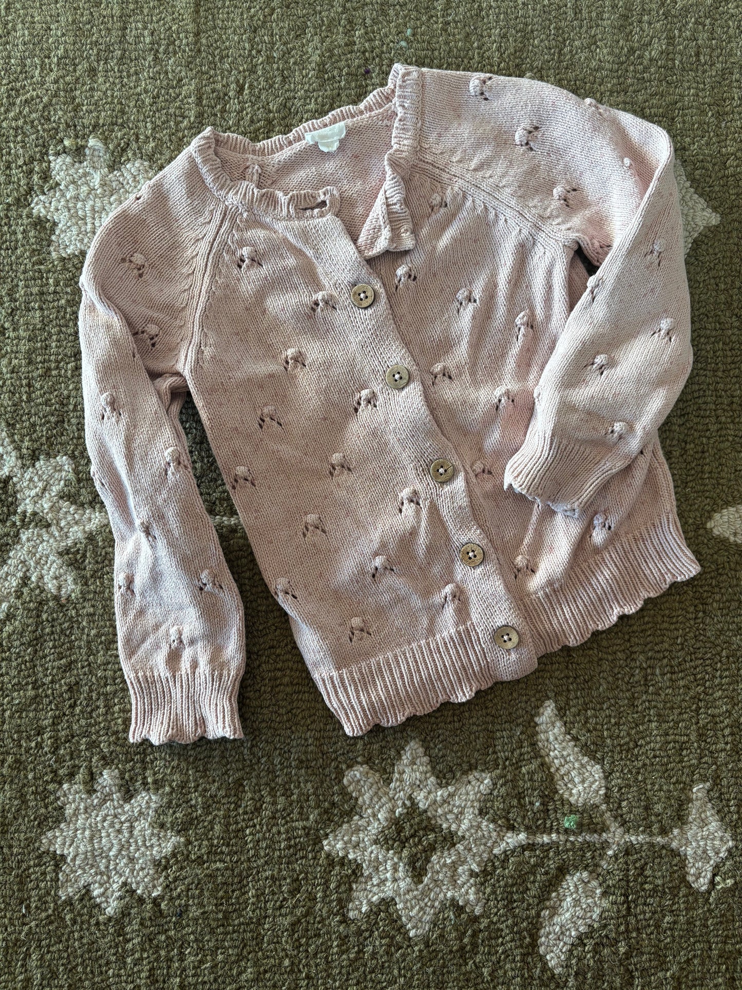 Pink bobble sweater