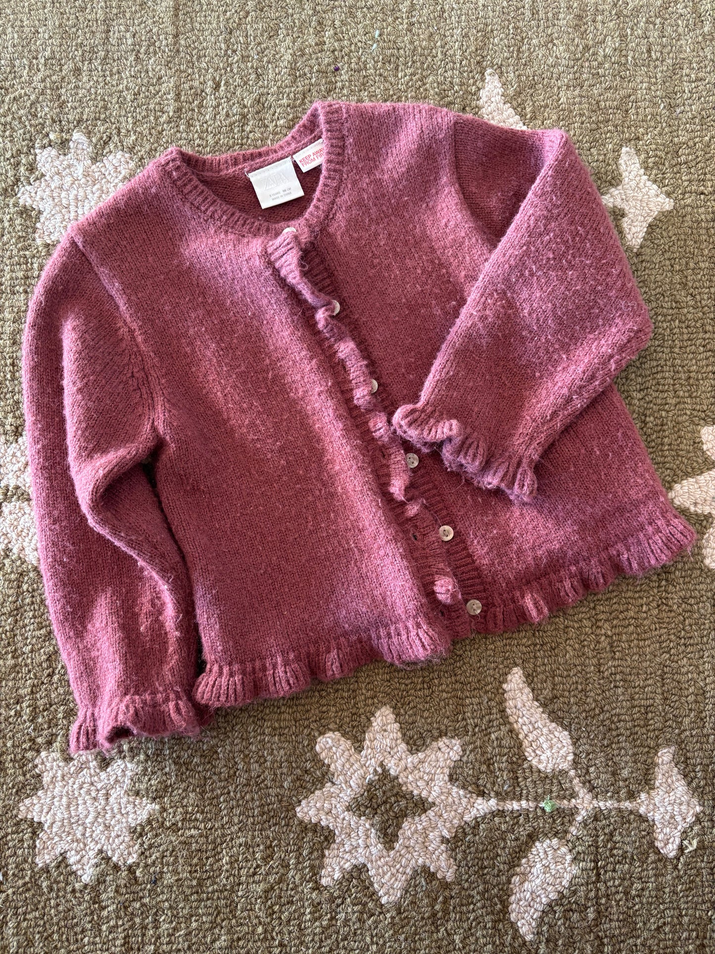 Dark mauve wool sweater